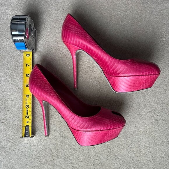 Sergio Rossi Platform Python Shoes - Size 37 1/2 - New without box - Picture 7 of 7